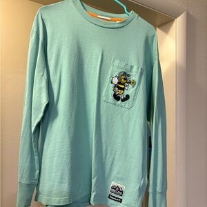 Timberland Aqua Long Sleeve Shirt with Bee Design